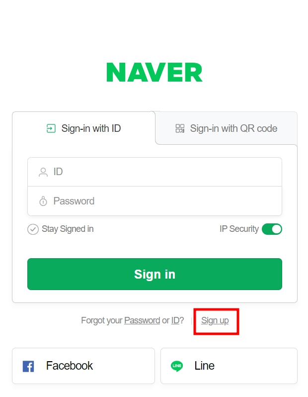 how to sign up for naver account - pc version